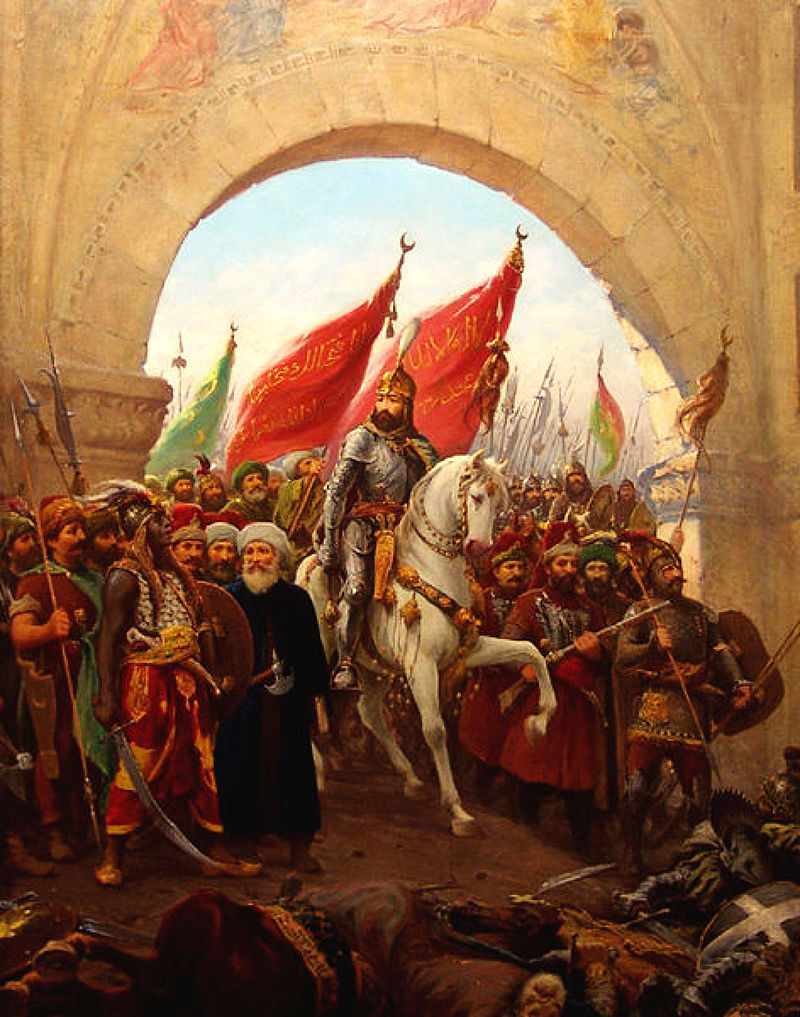 穆罕默德二世及其軍隊進入君士坦丁堡