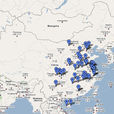 中國癌症村地圖
