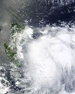 熱帶低壓  衛星雲圖