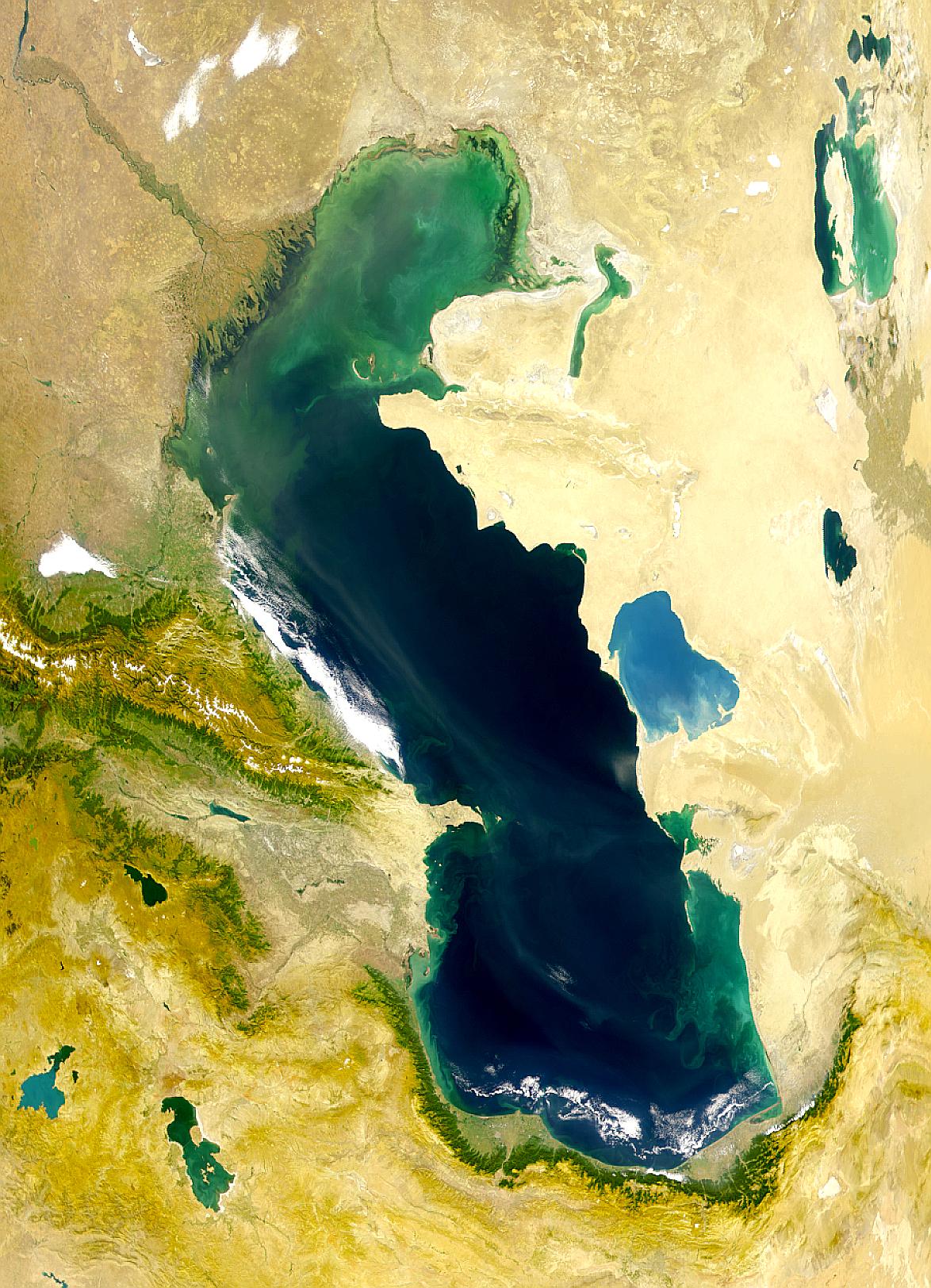 世界最大的湖泊——裏海