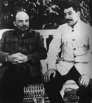 列寧、史達林在1922年的合影