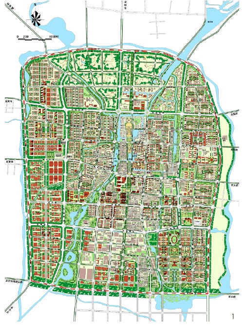 汶上城区地图