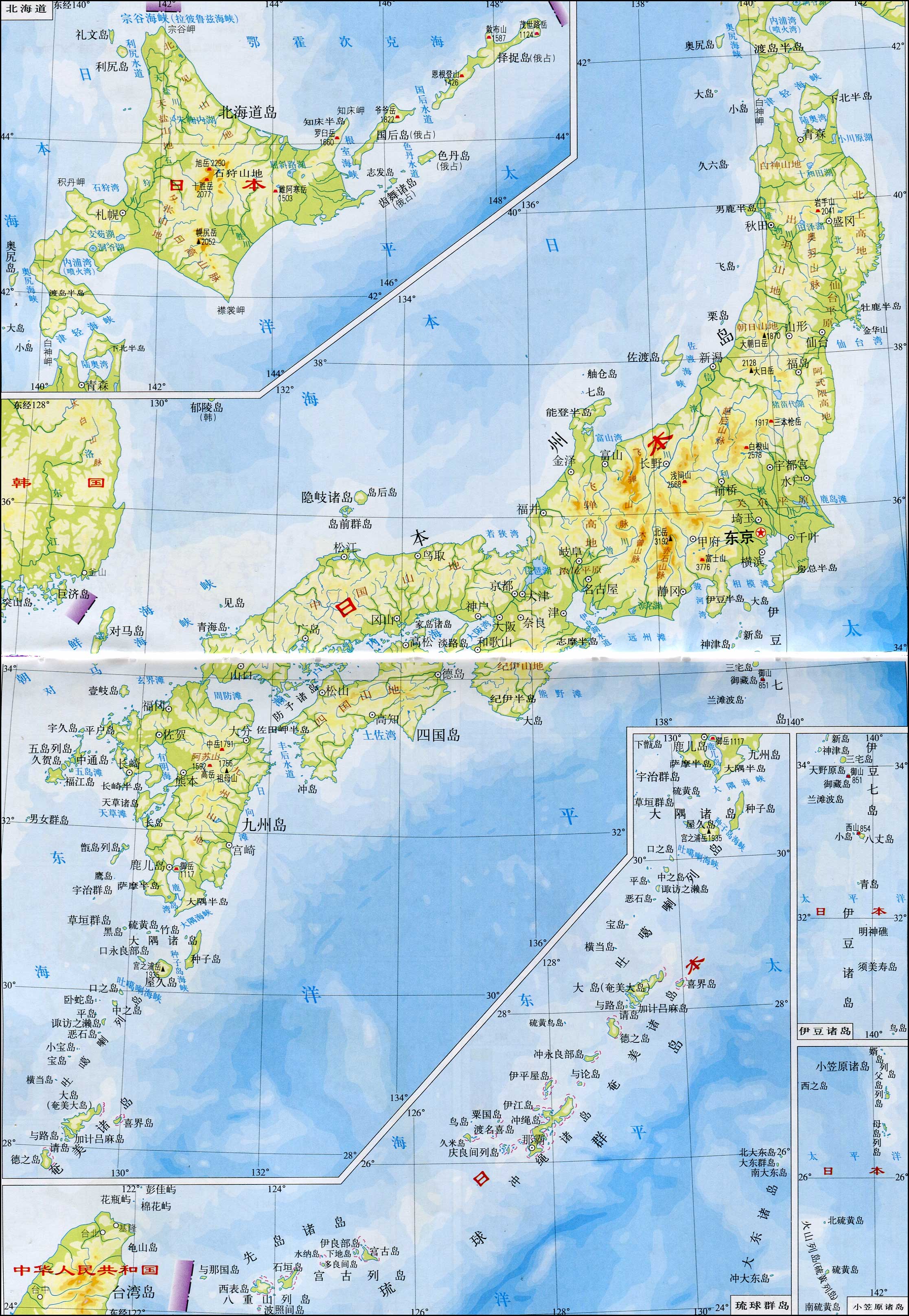 日本地形圖