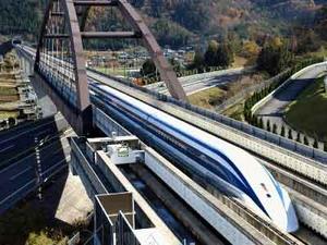 日本磁懸浮列車時速達581公里創世界記錄