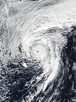 颶風亞歷克斯  衛星雲圖