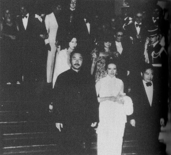 1975年康城電影節，左起喬宏 徐楓 胡金銓