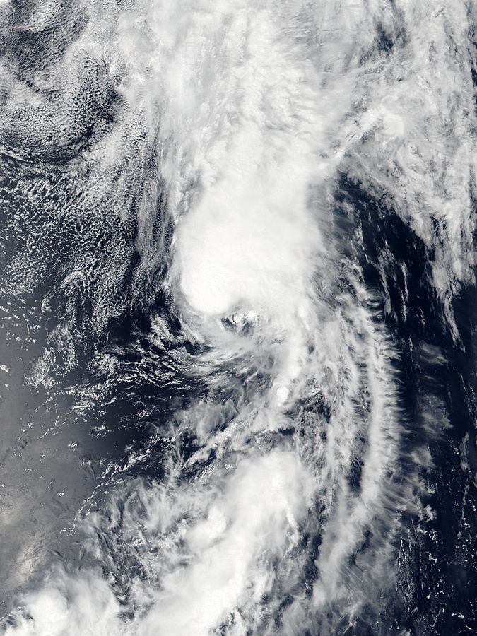 熱帶風暴盧碧 衛星雲圖