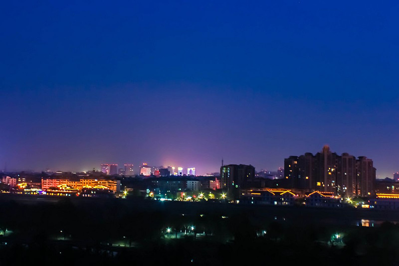 廣漢老城區夜景遠眺