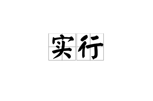 實行(漢語詞語)