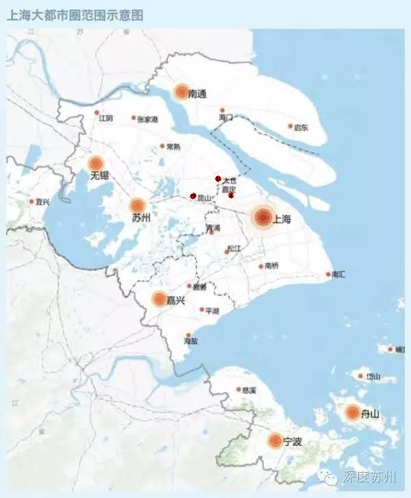 太倉位於上海都市圈核心位置