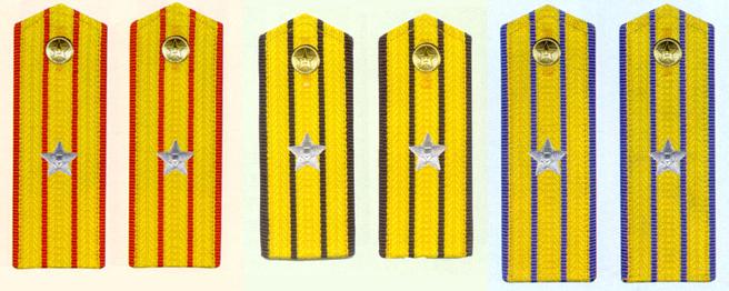 陸海空軍少校常服肩章(1988—2007)