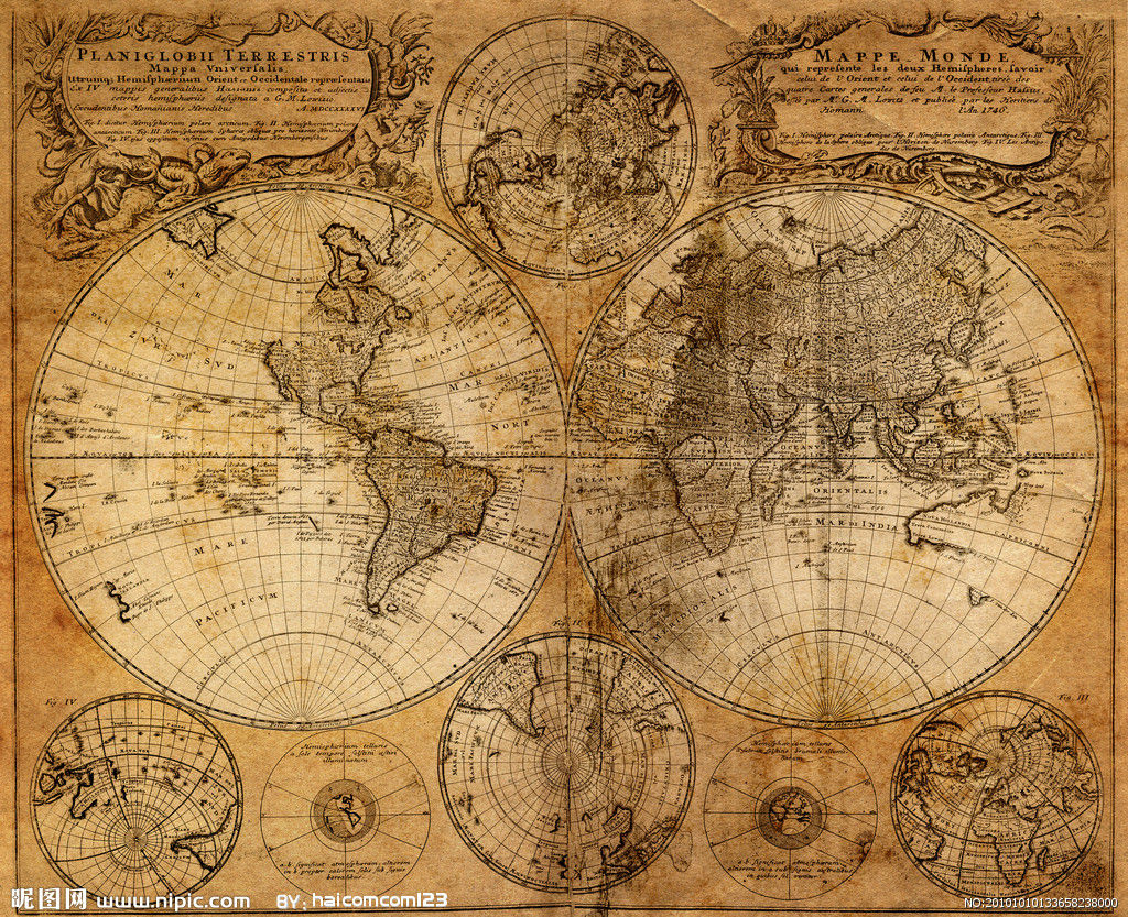 世界地圖(描繪整個地球​表面的地圖)