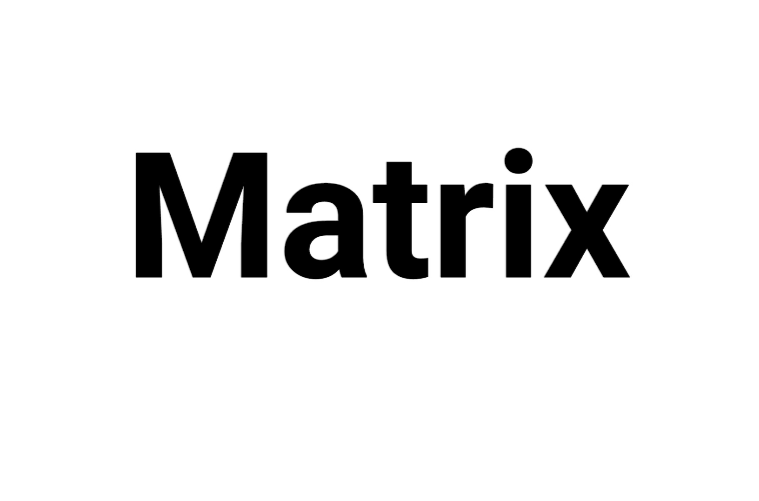 Matrix(基本釋義)