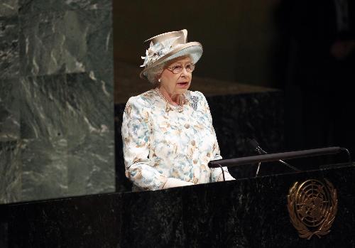 英女王伊莉莎白二世在大會堂講話