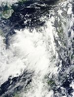 熱帶低壓  衛星雲圖