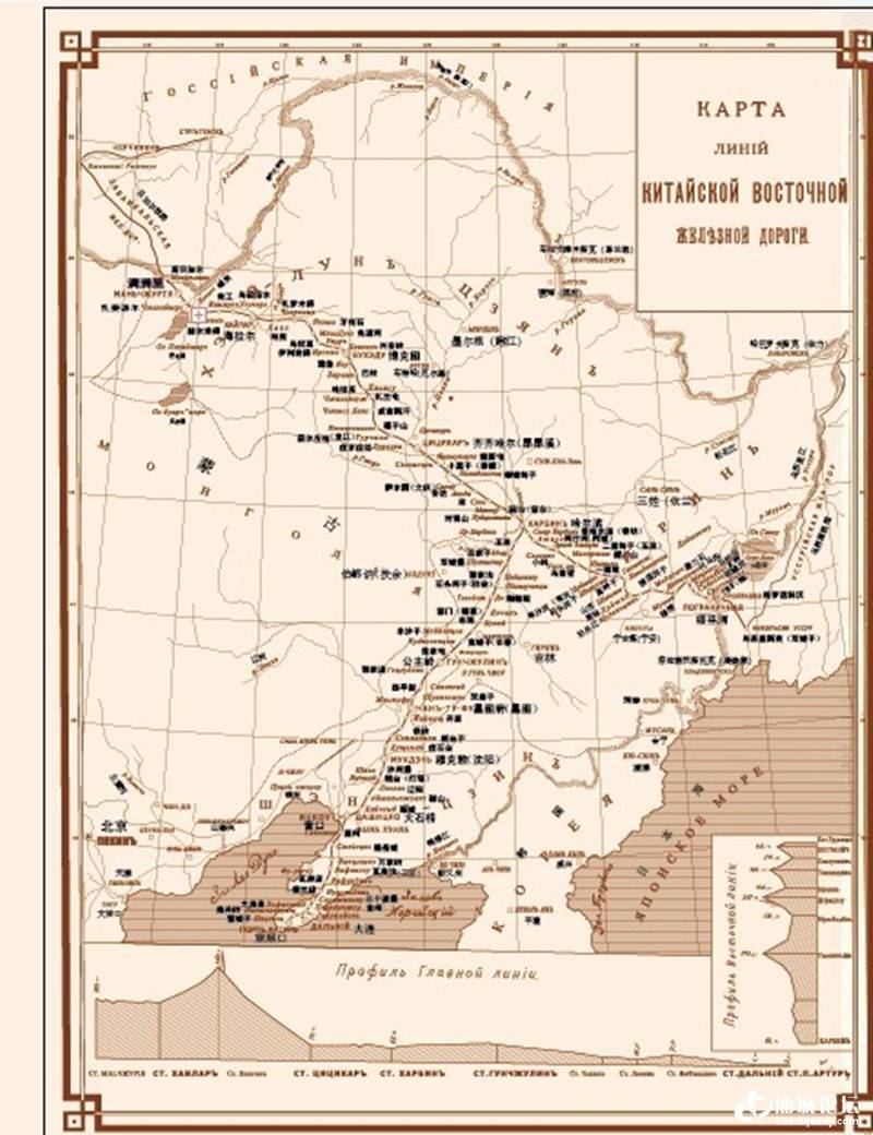 中東鐵路又稱東清鐵路或東省鐵路，簡稱東鐵，它是沙俄侵華的產物