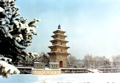 渤海時代建靈光塔