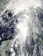 熱帶風暴科林  衛星雲圖