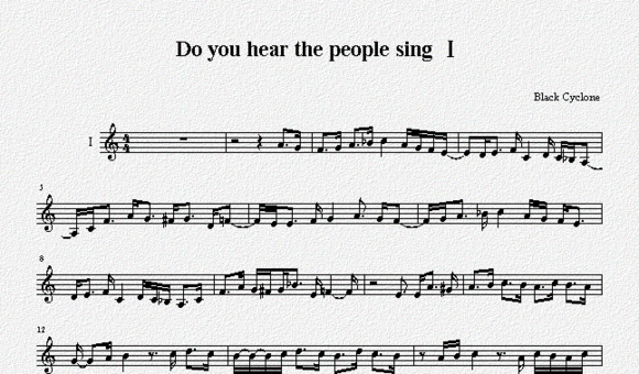 do you hear the people sing