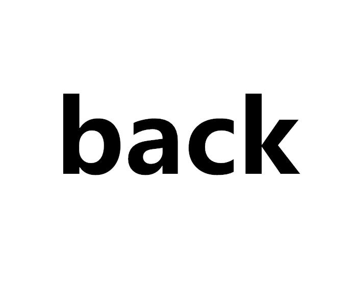back(英語單詞)