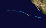 颶風西莉亞 路徑圖
