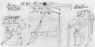 Senmut（森穆特）墓室中天文天花板繪圖
