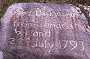 Alexander Mackenzie的石碑