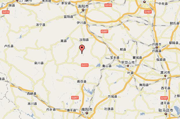 王坪鄉在河南省內位置