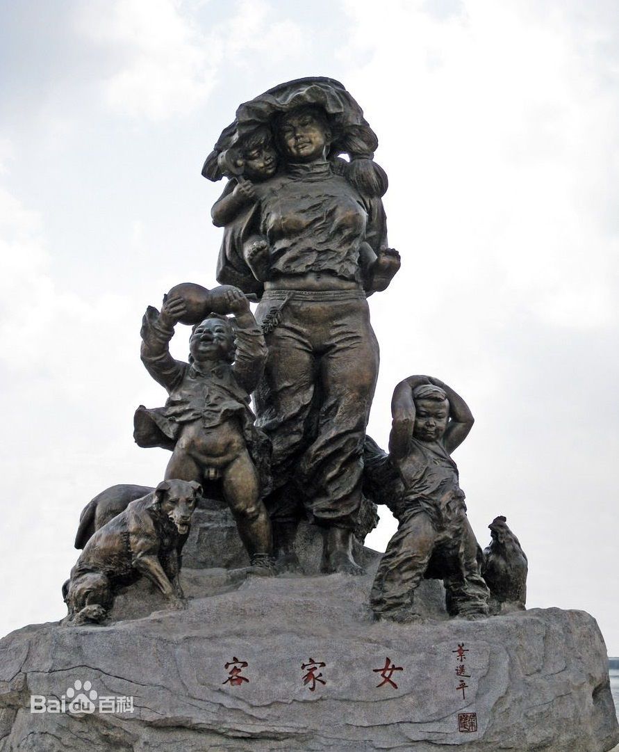 惠州文化象徵—客家女雕像