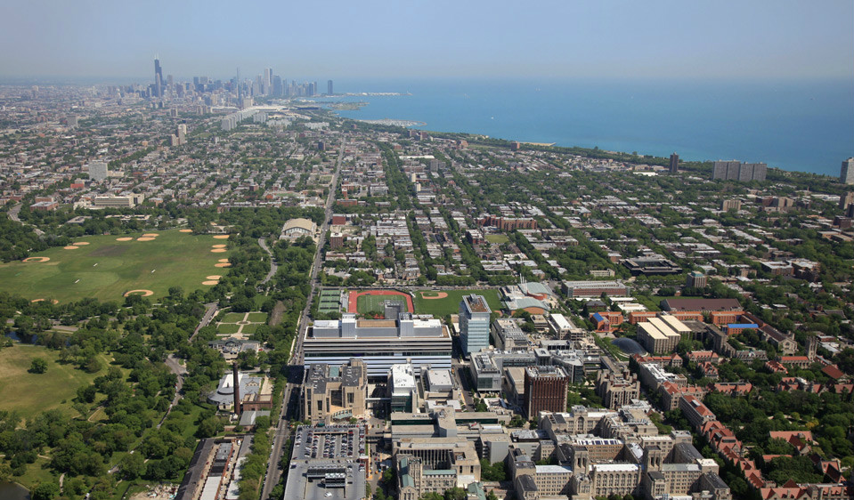 園區內欣賞到的芝加哥城市景觀