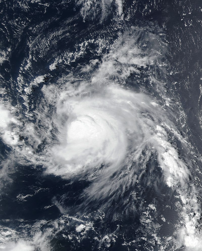 飓风杰瑞 卫星云图