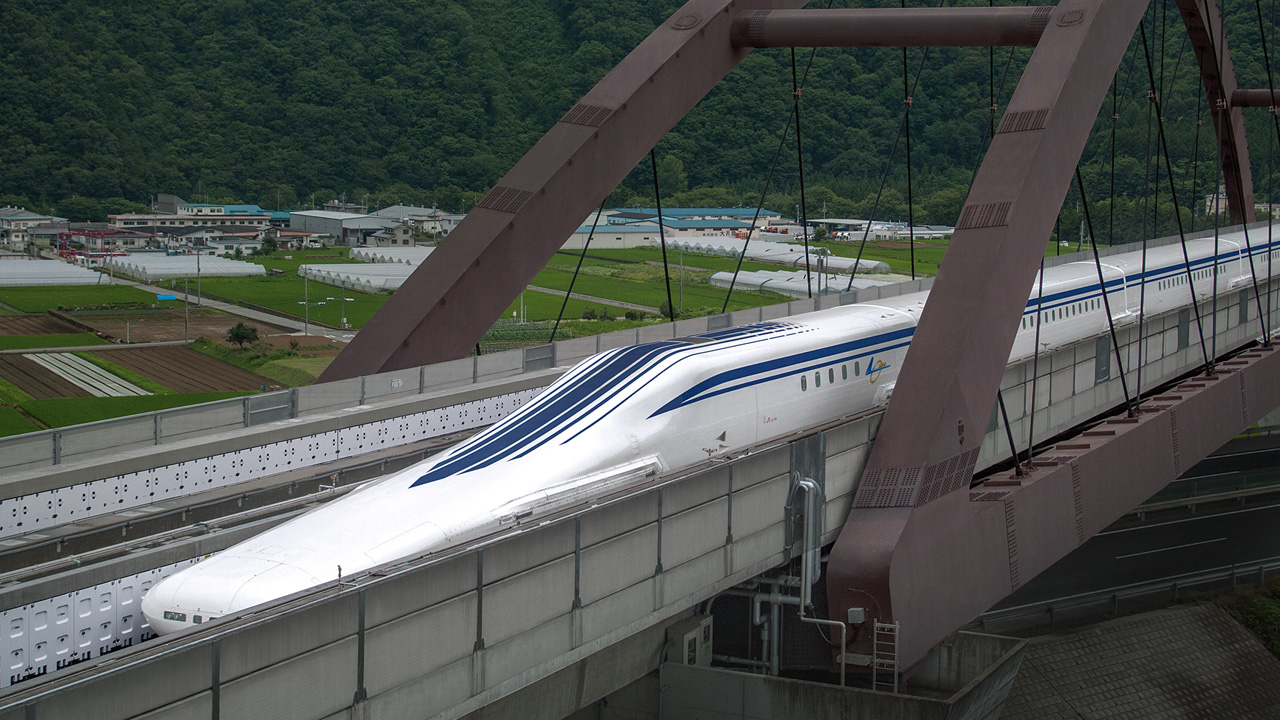 日本新幹線，磁懸浮列車