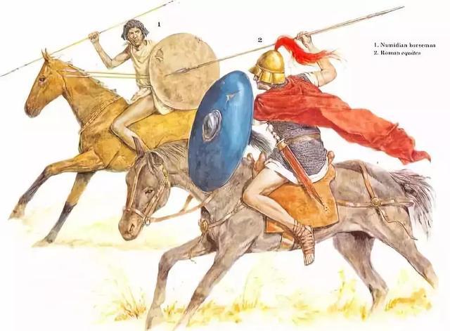 孱弱的羅馬騎兵很快被迦太基人用計消滅