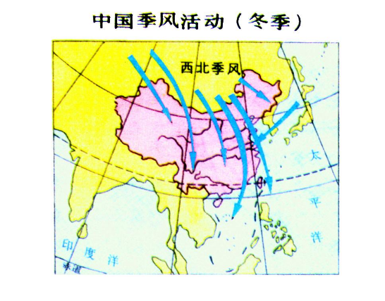 中國季風活動（冬季）