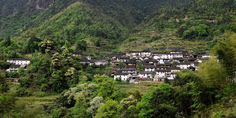 九漈村全景