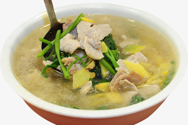 雜蔬肉片湯