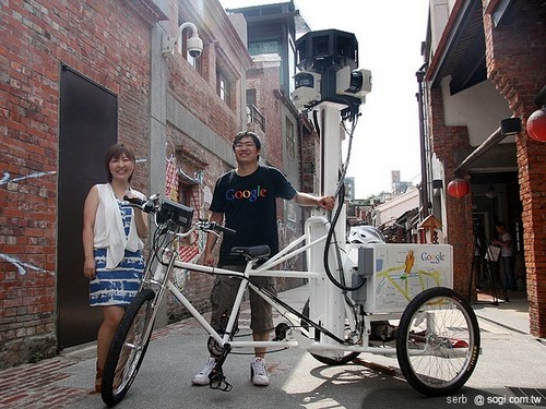 谷歌街景三輪車
