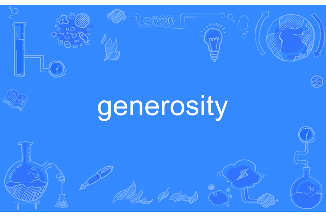 generosity generosity