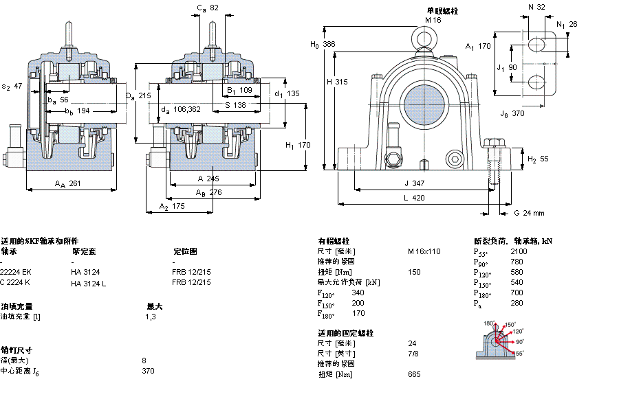 SKF SONL224-524軸承 SKF SONL224-524軸承
