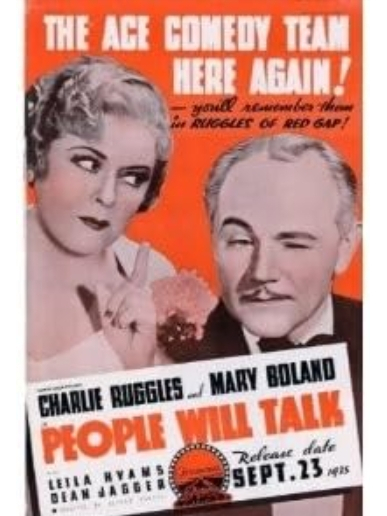 People Will Talk(美國1935年Alfred Santell執導的電影) People Will Talk(美國1935年Alfred Santell執導的電影)