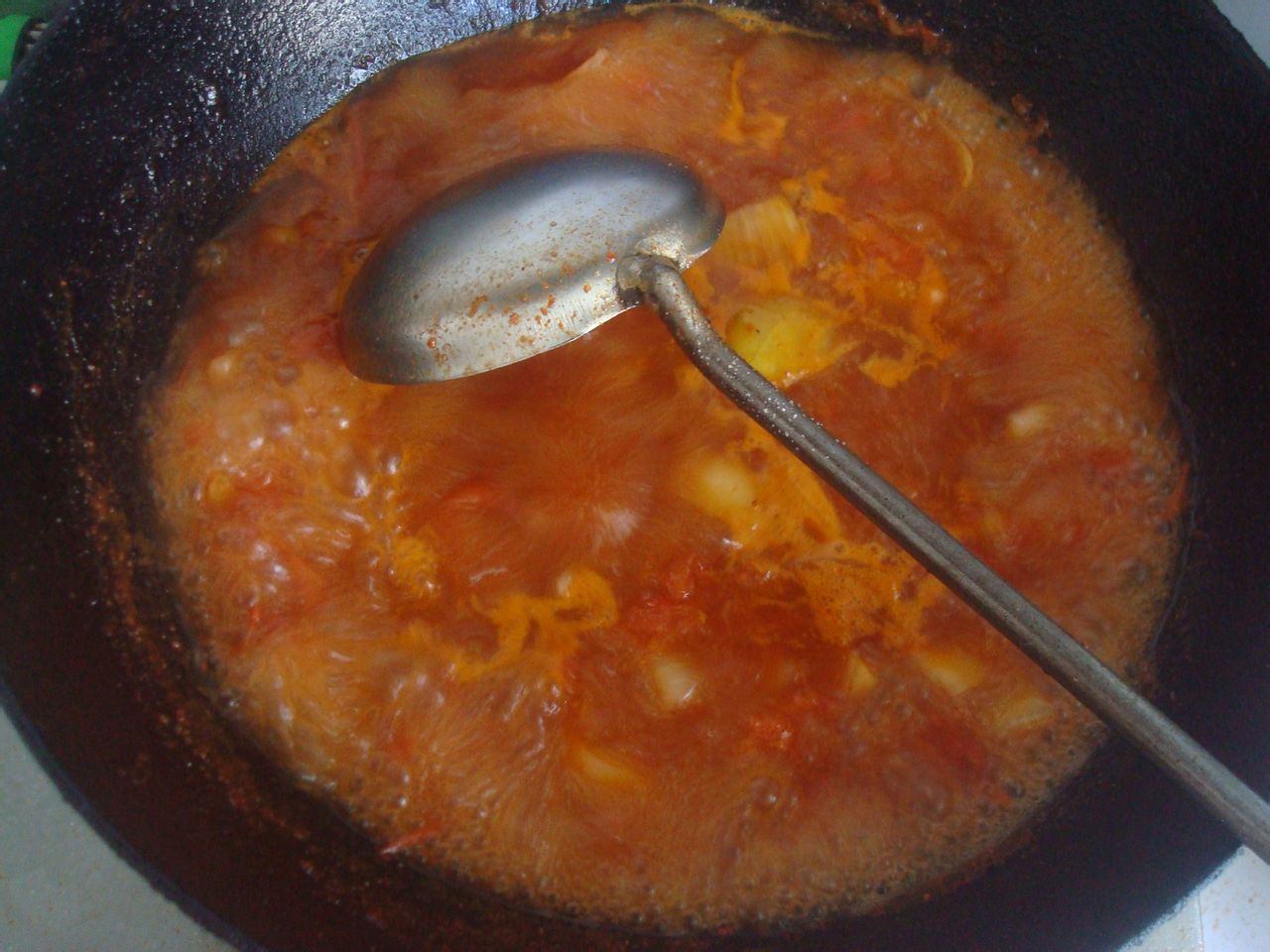 番茄青魚（罐頭做法）