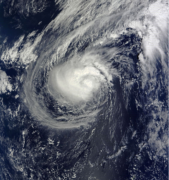 熱帶風暴尼伯特 衛星雲圖
