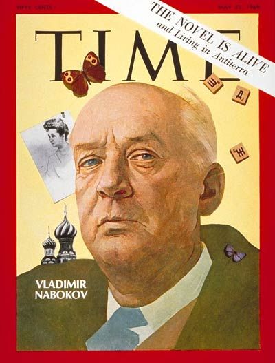 時代周刊封面上的弗拉基米爾·納博科夫