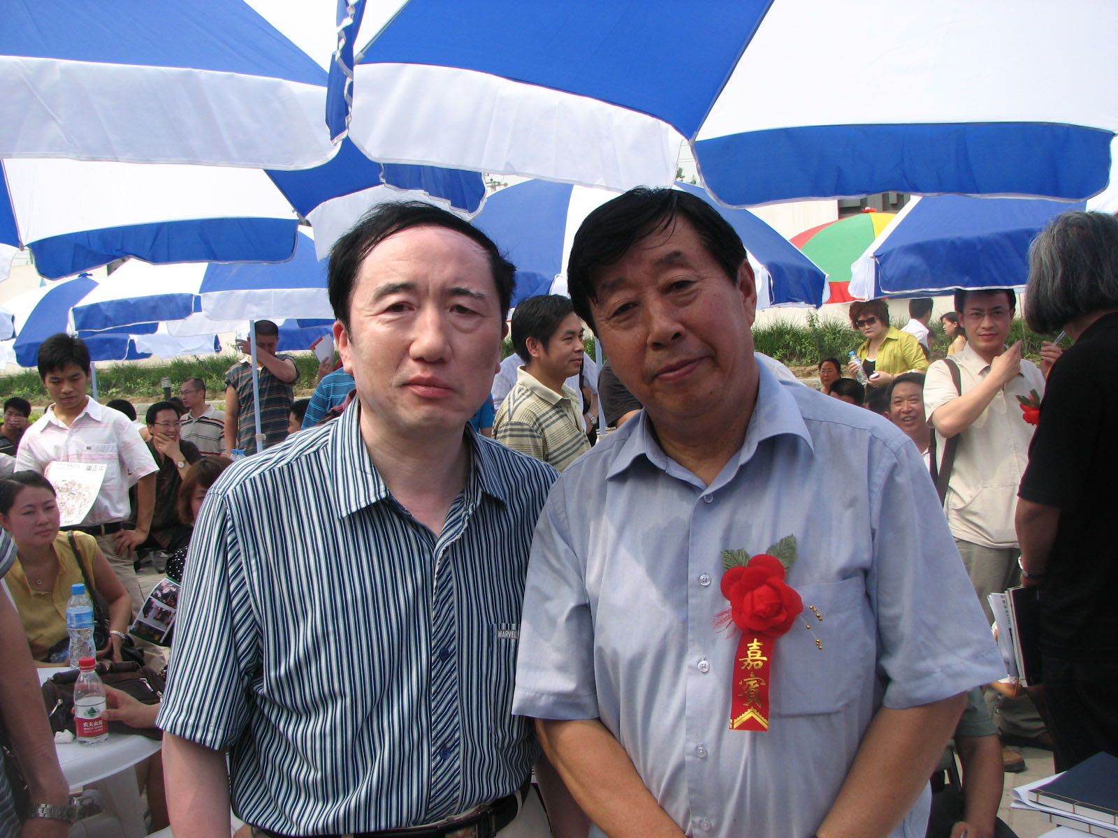 與中國美術家協會主席劉大為先生在一起