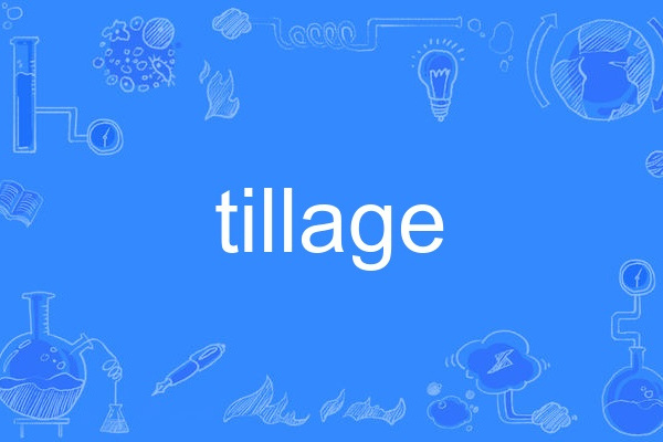 tillage tillage