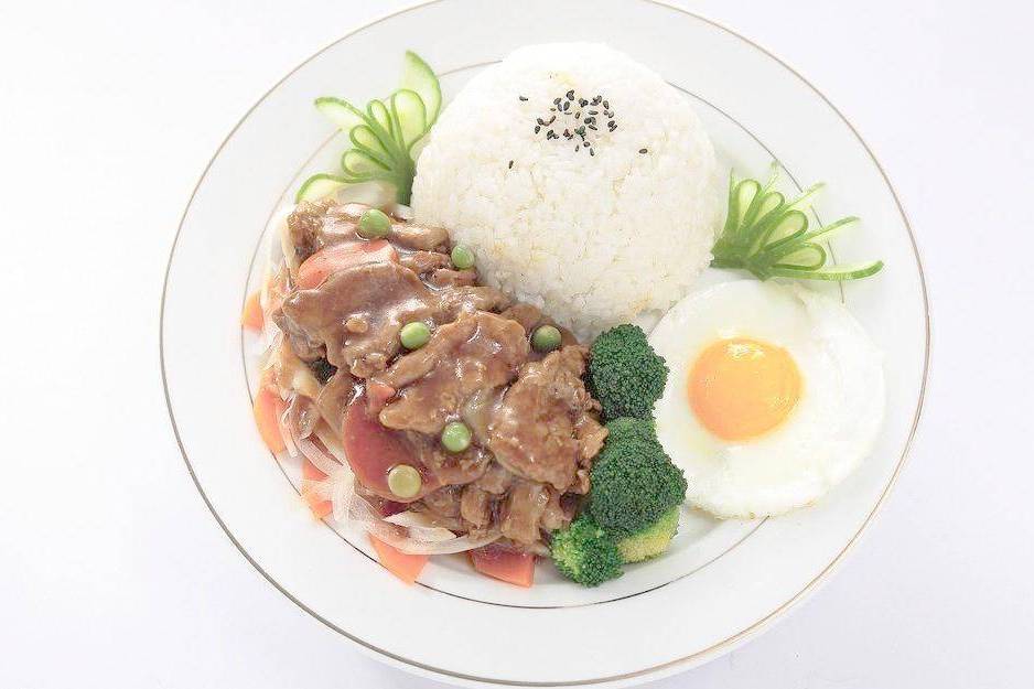 火腿牛肉飯 火腿牛肉飯