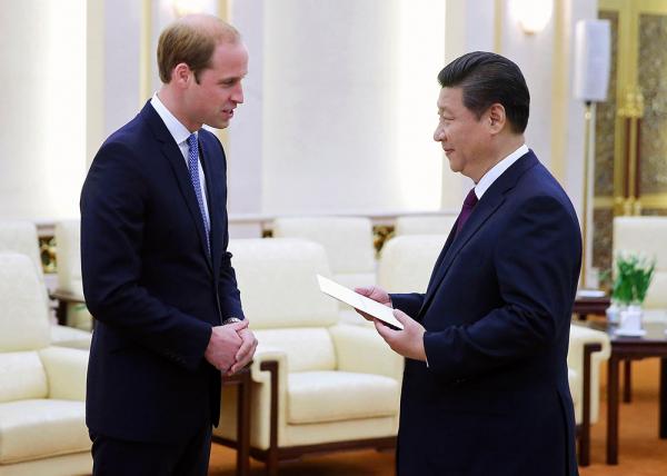 威廉王子訪問中國