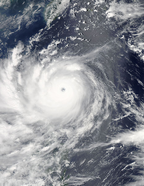超強颱風南瑪都 衛星雲圖