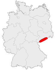 厄爾士山脈在德國的相關位置