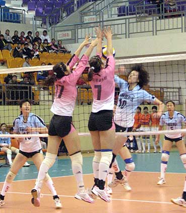 全運會女排預賽首輪 天津3比0河南
